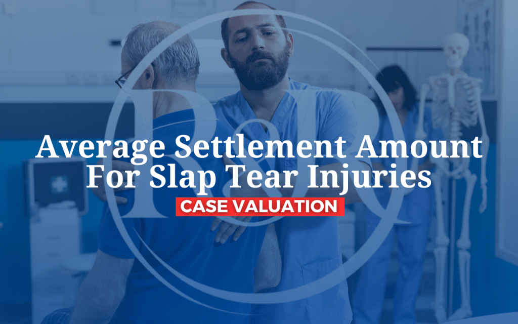 Average Settlement Amount For Slap Tear Injuries