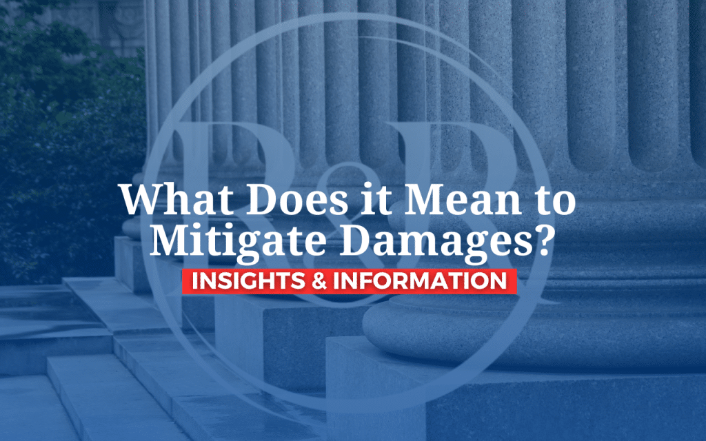 What Does it Mean to Mitigate Damages?