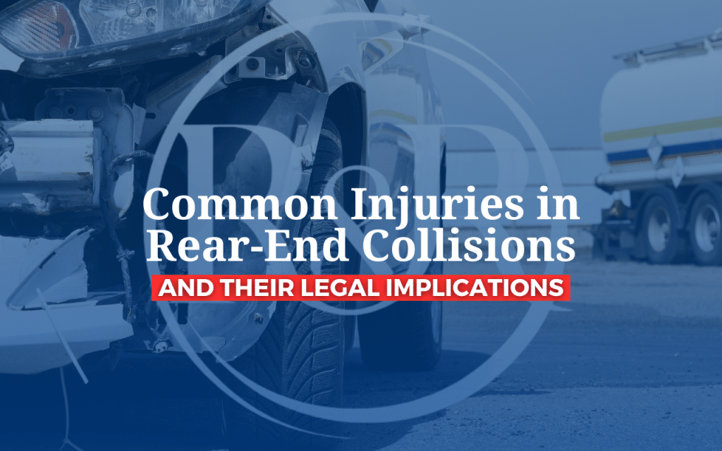 Common Injuries in Rear-End Collisions and Their Legal Implications
