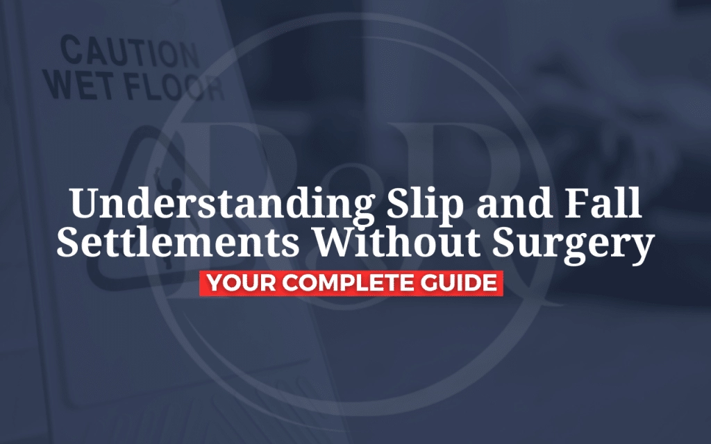 Understanding Slip and Fall Settlements Without Surgery